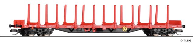 Tillig 18144 - TT - Rungenwagen Ros 643, DB AG, Ep. VI